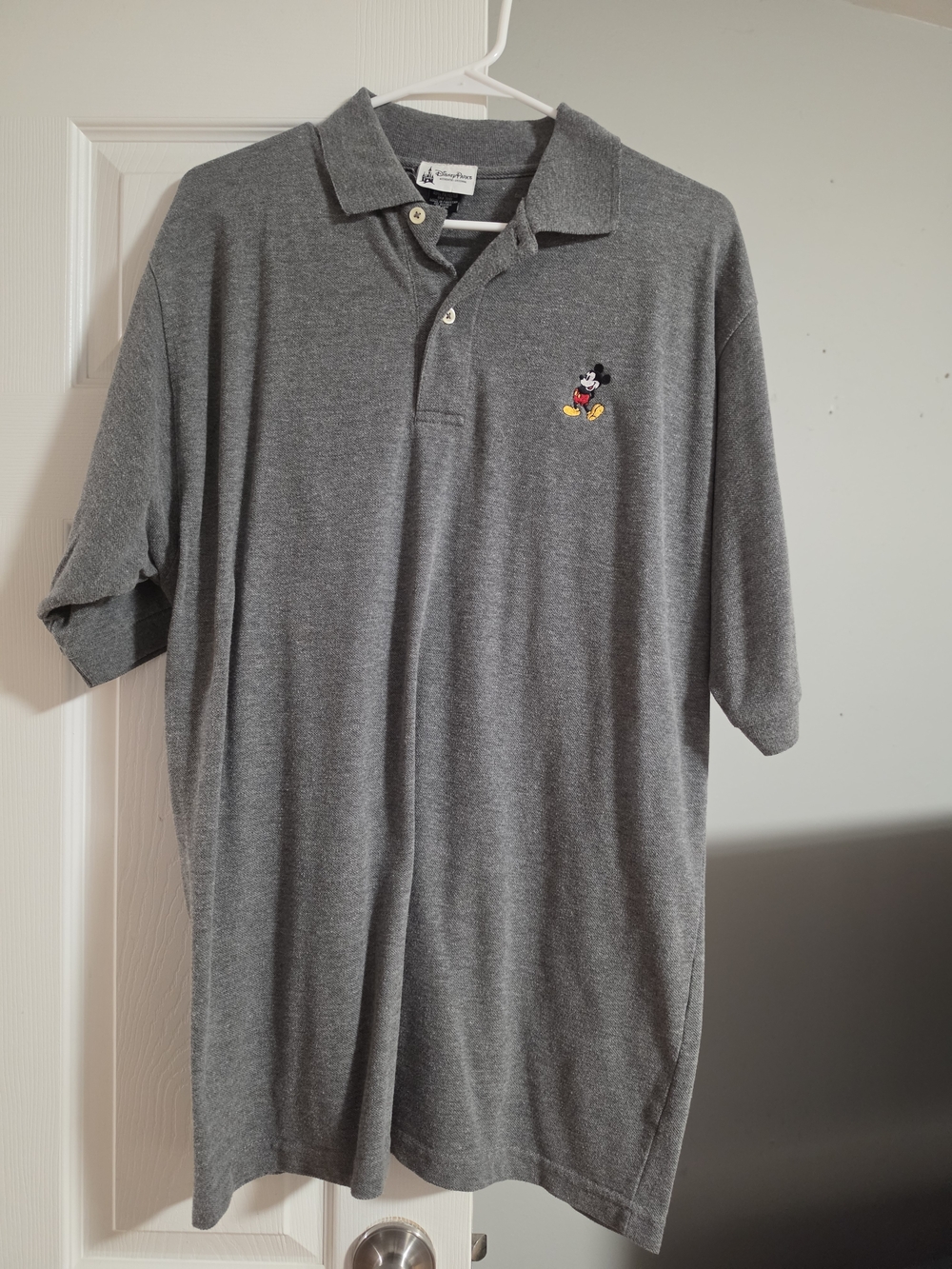 Disney Men's Gray Polo